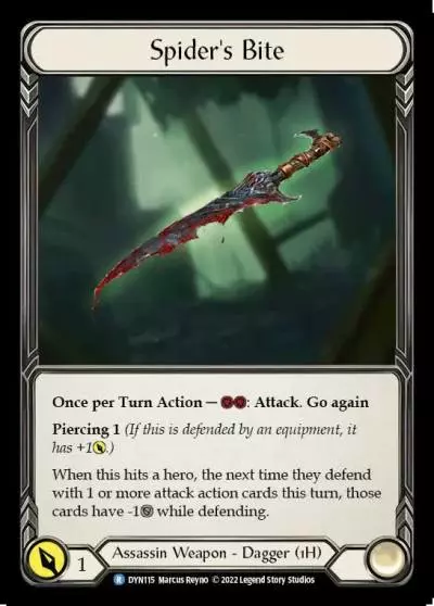 Spider's Bite DYN115-RF - Dynasty - Flesh and blood card