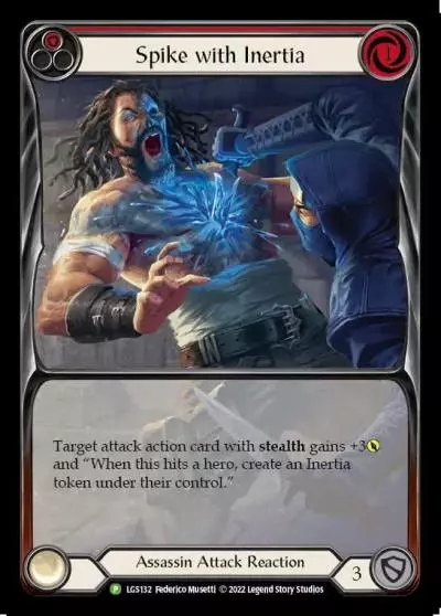 Spike with Inertia RED LGS132-RF - Armory - Season 9 - Flesh and blood card