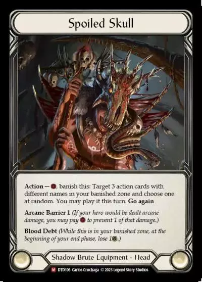 Spoiled Skull DTD106 - Dusk till Dawn - Flesh and blood card
