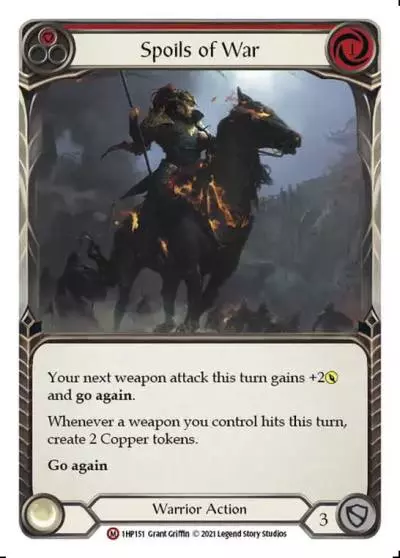Spoils of War RED 1HP151 - History Pack 1 - Flesh and blood card