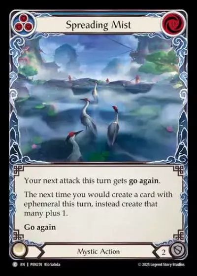 Spreading Mist PEN274 - Compendium of Rathe - Flesh and blood card
