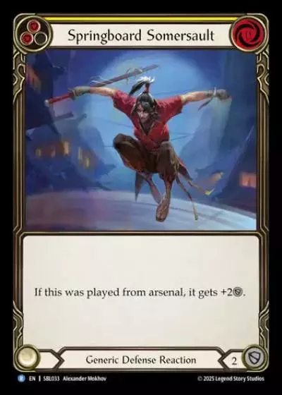 Springboard Somersault SBL033 - Silver Age Chapter 3 - Boltyn - Flesh and blood card
