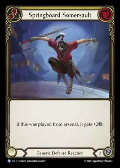 Springboard Somersault SEN020 - Silver Age Chapter 2 - Enigma - Flesh and blood card