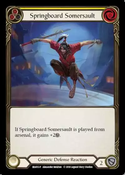 Springboard Somersault YELLOW IRA012 - Ira Welcome Deck (2018) - Flesh and blood card