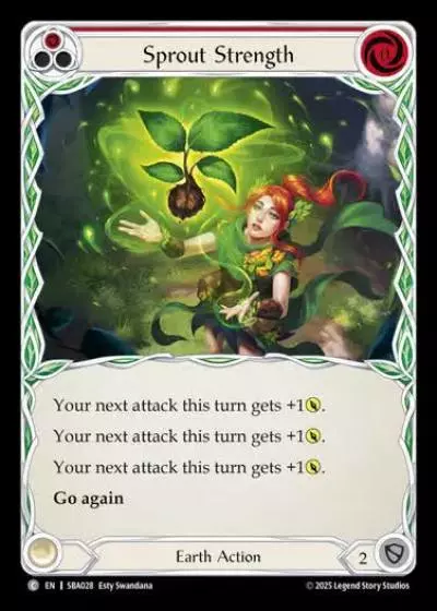 Sprout Strength SBA028 - Silver Age Chapter 3 - Briar - Flesh and blood card