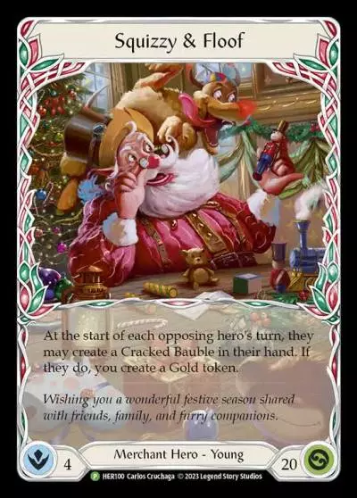 Squizzy &amp; Floof HER100-CF - Armory - Season 11 - Flesh and blood card