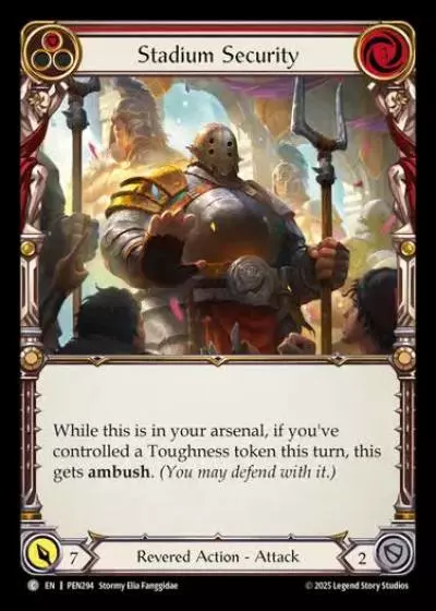 Stadium Security PEN294 - Compendium of Rathe - Flesh and blood card