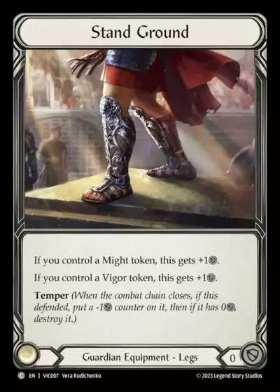 Stand Ground VIC007 - Victor - Heavy Hitters Blitz Deck - Flesh and blood card