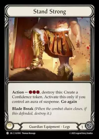 Stand Strong SLY010 - Silver Age Chapter 3 - Lyath Goldmane - Flesh and blood card