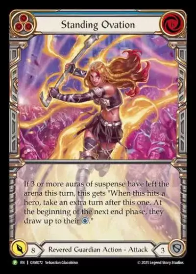 Standing Ovation GEM072-RF - GEM - Pack 3 - Flesh and blood card