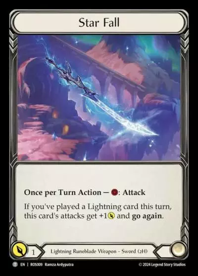 Star Fall ROS009 - Rosetta - Flesh and blood card