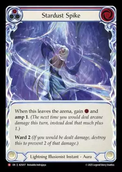Stardust Spike AZS017 - Armory Deck - Zyggy Starlight - Flesh and blood card
