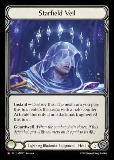 Starfield Veil AZS003-RF - Armory Deck - Zyggy Starlight - Flesh and blood card