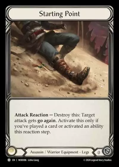 Starting Point WOD006 - The Hunted Blitz Deck - Arakni, Web of Deceit - Flesh and blood card
