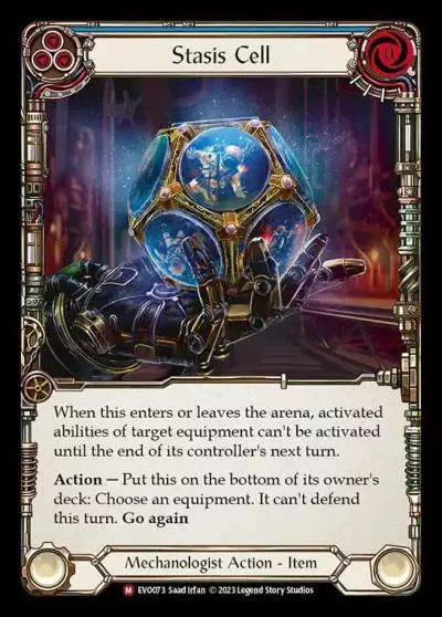 Stasis Cell BLUE EVO073 - Bright Lights - Flesh and blood card