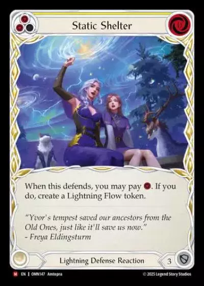 Static Shelter OMN147 - Omens of the Third Age - Flesh and blood card