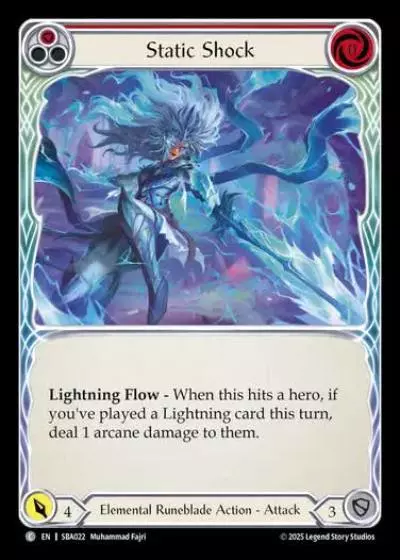 Static Shock SBA022 - Silver Age Chapter 3 - Briar - Flesh and blood card