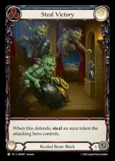 Steal Victory GEM087 - GEM - Pack 3 - Flesh and blood card