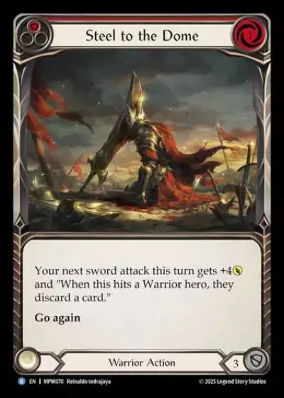 Steel to the Dome MPW070 - Mastery Pack Warrior - Flesh and blood card