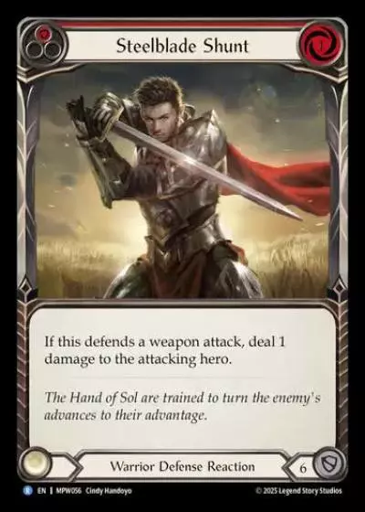 Steelblade Shunt MPW056 - Mastery Pack Warrior - Flesh and blood card