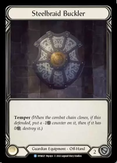 Steelbraid Buckler DYN027 - Dynasty - Flesh and blood card
