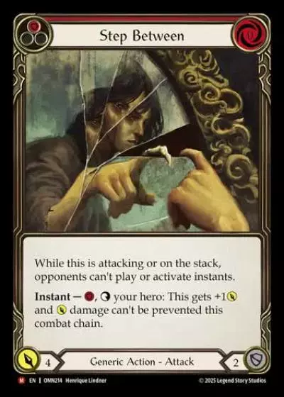 Step Between OMN214 - Omens of the Third Age - Flesh and blood card