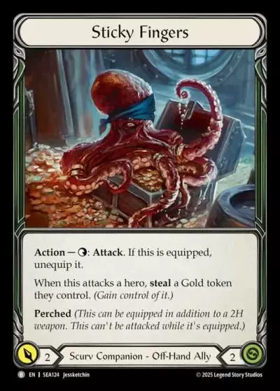 Sticky Fingers SEA124 - High Seas - Flesh and blood card
