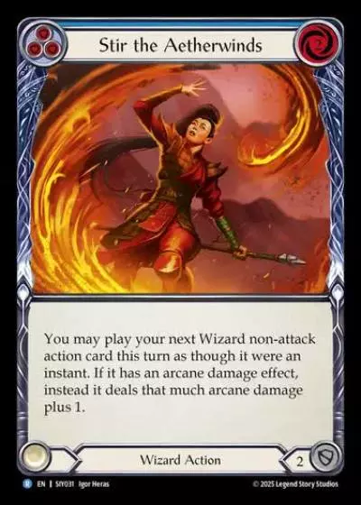 Stir the Aetherwinds SIY031 - Silver Age Chapter 1 - Iyslander - Flesh and blood card