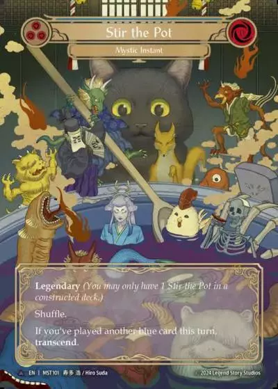Stir the Pot BLUE MST101-MV - Part the Mistveil - Flesh and blood card