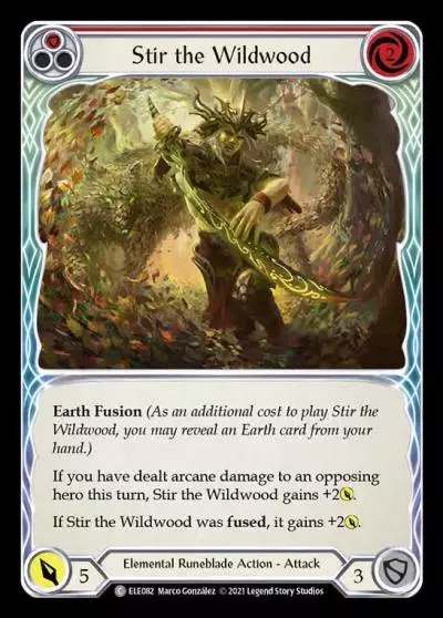 Stir the Wildwood RED ELE082 - Tales of Aria - Flesh and blood card