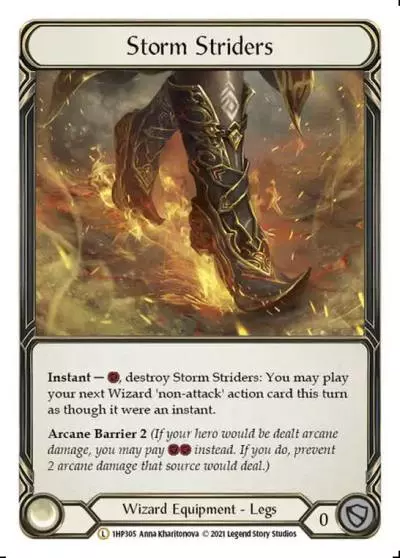 Storm Striders 1HP305 - History Pack 1 - Flesh and blood card