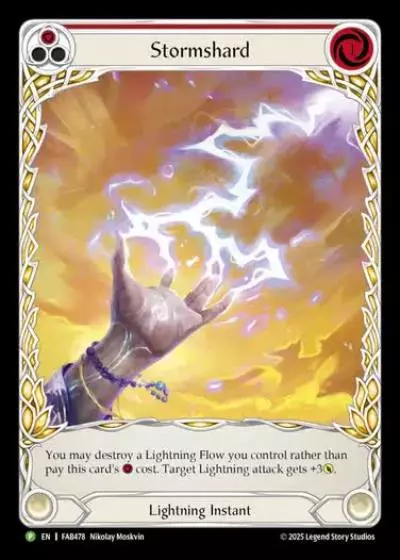 Stormshard FAB478-CF - Conventions - Omens of the Third Age - Flesh and blood card