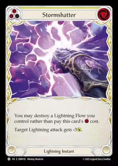 Stormshatter OMN191 - Omens of the Third Age - Flesh and blood card