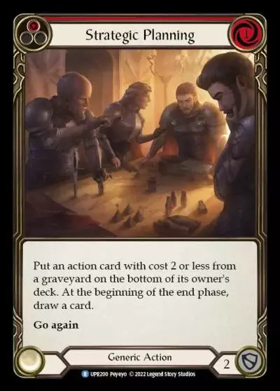 Strategic Planning RED UPR200 - Uprising - Flesh and blood card