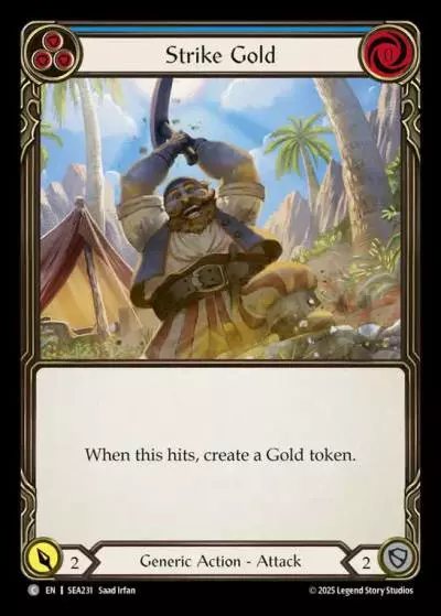 Strike Gold BLUE SEA231 - High Seas - Flesh and blood card