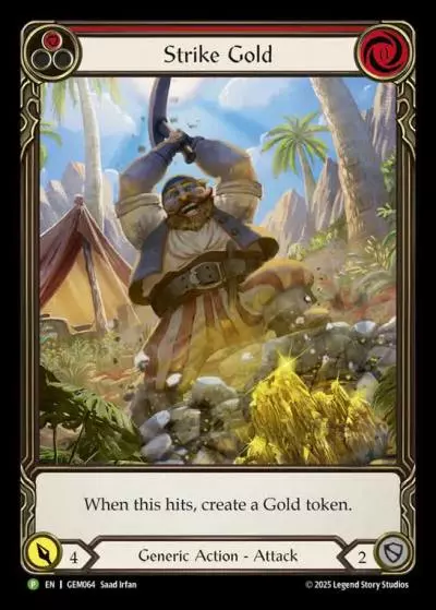 Strike Gold RED GEM064 - GEM - Pack 2 - Flesh and blood card