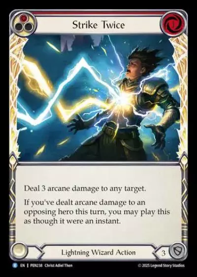 Strike Twice PEN238 - Compendium of Rathe - Flesh and blood card