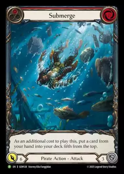 Submerge GEM128 - GEM - Pack 4 - Flesh and blood card