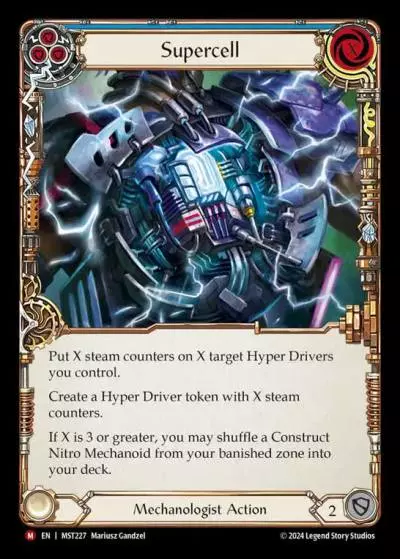 Supercell BLUE MST227 - Part the Mistveil - Flesh and blood card