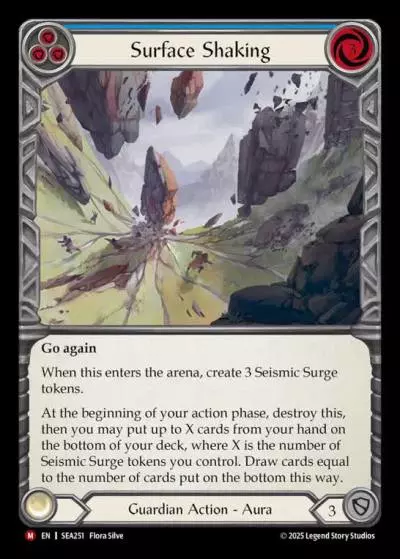 Surface Shaking BLUE SEA251 - High Seas - Flesh and blood card