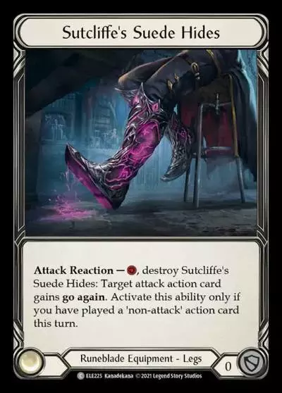 Sutcliffe's Suede Hides ELE225 - Tales of Aria - Flesh and blood card
