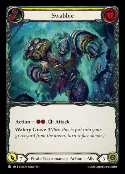 Swabbie YELLOW SEA079 - High Seas - Flesh and blood card