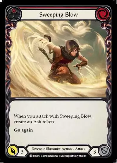 Sweeping Blow RED DRO017 - Dromai - Blitz Deck - Flesh and blood card