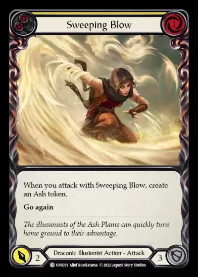 Sweeping Blow YELLOW UPR031 - Uprising - Flesh and blood card
