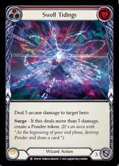 Swell Tidings RED DYN195 - Dynasty - Flesh and blood card