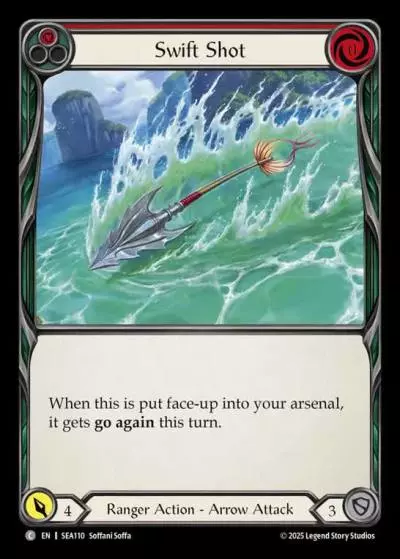 Swift Shot RED SEA110 - High Seas - Flesh and blood card