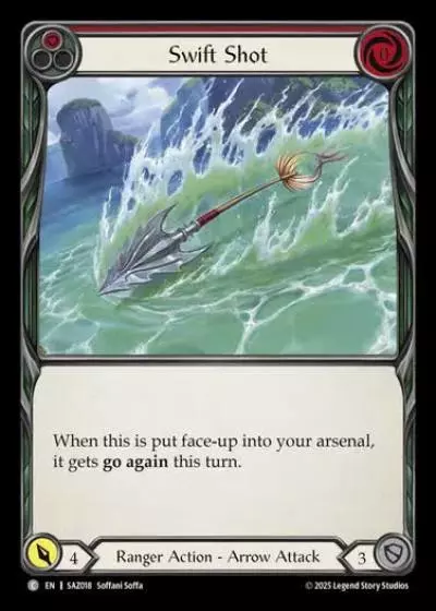 Swift Shot SAZ018 - Silver Age Chapter 2 - Azalea - Flesh and blood card