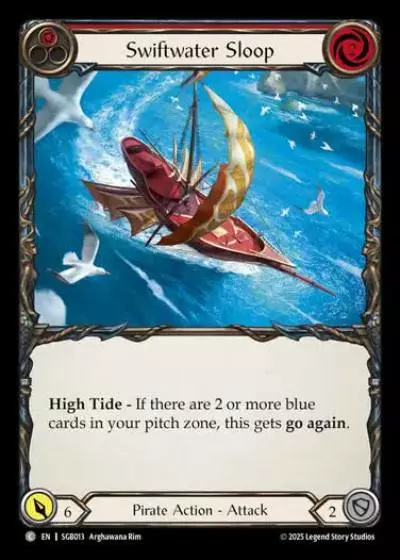 Swiftwater Sloop SGB013 - Silver Age Chapter 3 - Gravy Bones - Flesh and blood card