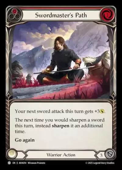 Swordmaster's Path AHA014 - Armory Deck - Hala, Bladesaint of the Vow - Flesh and blood card