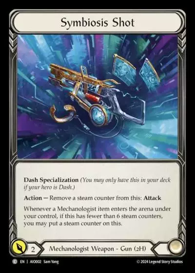 Symbiosis Shot AIO002 - Armory Deck - Dash I/O - Flesh and blood card